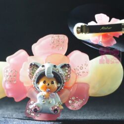 Atelier Swarovski Monchhichi Elephant Style Hairclip Atelie Monchhichi 司華洛世奇 小象造型大髮夾