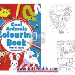 Cool Animals Colouring Book : Children's Home Activity