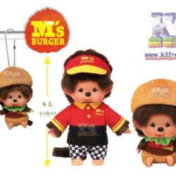 M's Burger Monchhichi burger Boy Monchhichi漢堡造形公仔