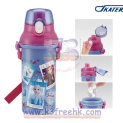 日本製 Skater 直飲水樽 480ml - 冰雪奇緣(紫色) Skater Direct Drinking Plastic One Touch Bottle 480ml-Frozen(Purple)