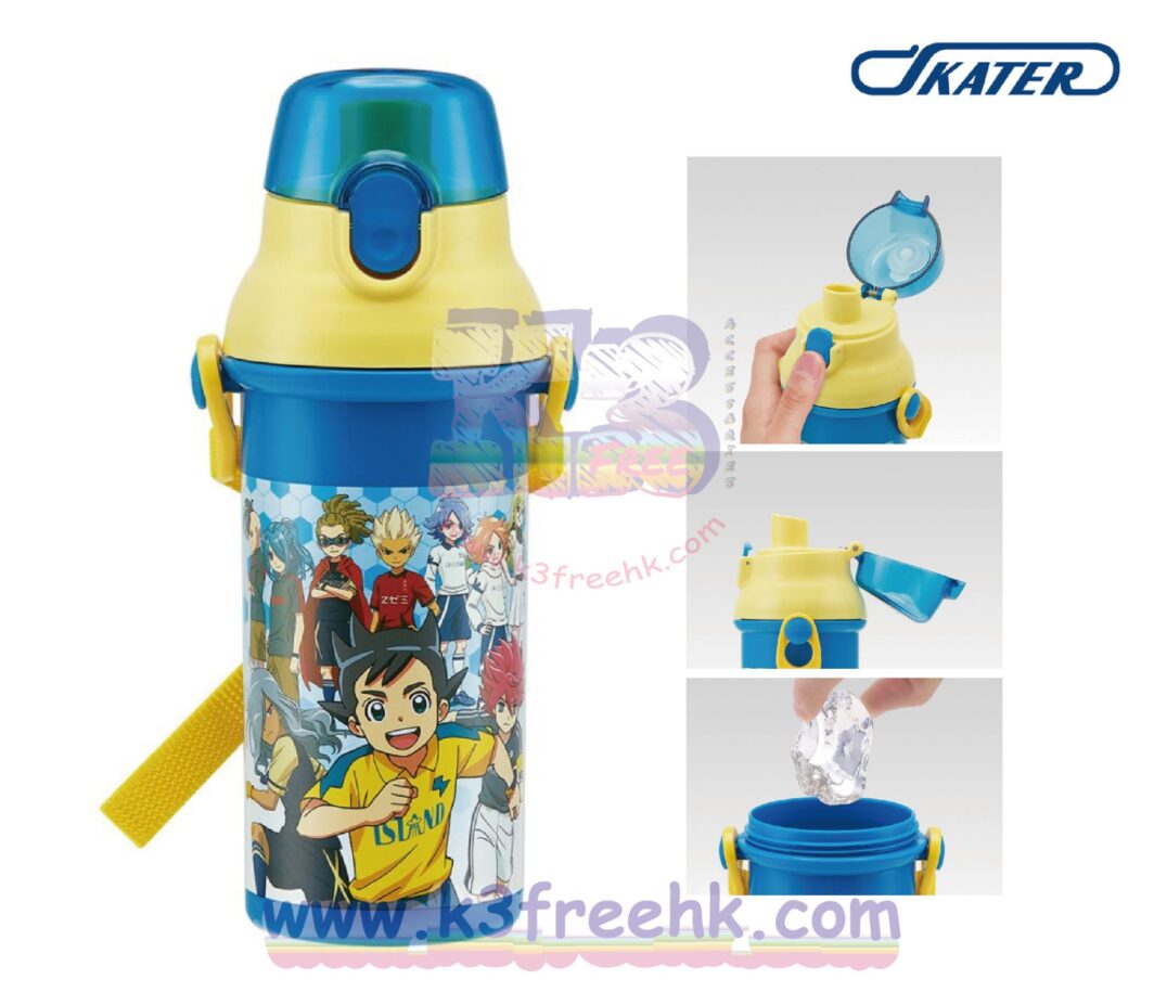 日本製 Skater 直飲水樽 480ml – 閃電十一人 Skater Direct Drinking Plastic One Touch Bottle 480ml – Inazuma Eleven