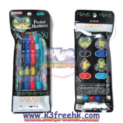 日本製 Sarasa Clip 寵物小精靈 比卡超 四色原子筆 (4Pcs) Japan Sarasa Clip Pocket Monsters Pikachu pen 4 colors (4Pcs)