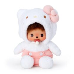 Monchhichi Bebichhichi X Sanrio Hello Kitty 公仔 13cm Monchhichi Bebichhichi X Sanrio Hello Kitty Plush 13cm