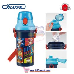 日本製 Skater 直飲水樽 480ml - 汪汪隊立大功 Skater Direct Drinking Plastic One Touch Bottle 480ml - Paw Patrol