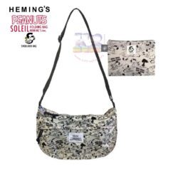 Heming's Vingate Peanuts Snoopy 摺疊 折疊 側肩袋 斜咩袋 Heming's Vingate Peanuts Snoopy Soleil folding shoulder bag