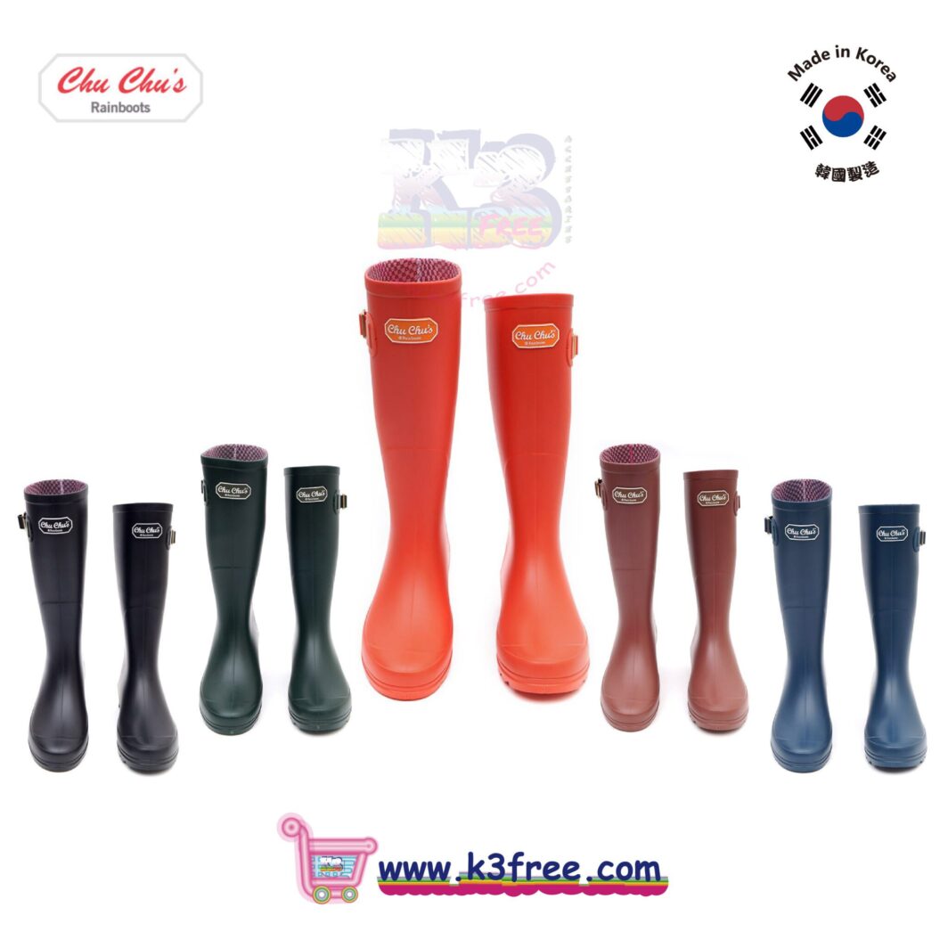 韓國製 CHU CHU's 長筒雨靴 水鞋 水靴 Korea Chu Chu's long rainboots