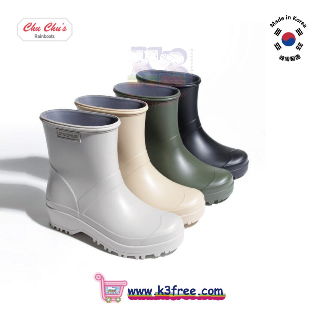 韓國製 CHU CHU's 短筒雨靴 水鞋 水靴 Korea Chu Chu's short rainboots