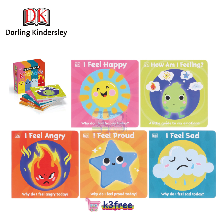 FIRST EMOTIONS: MY LITTLE BOX OF EMOTIONS (5 Board book box set) 2 FIRST EMOTIONS: MY LITTLE BOX OF EMOTIONS (5 Board book box set)