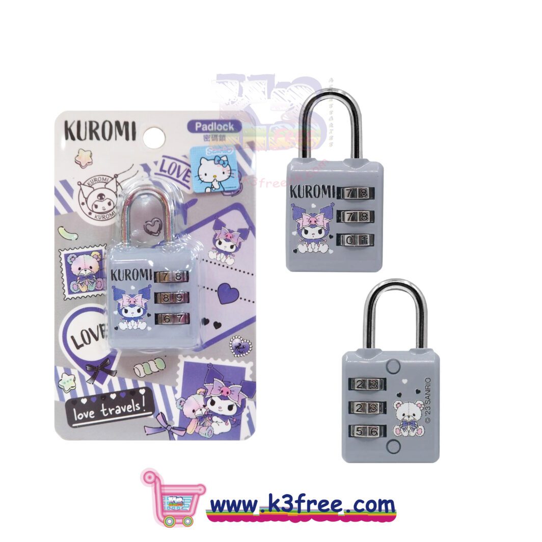 Sanrio Kuromi 密碼鎖 Sanrio Kuromi padlock