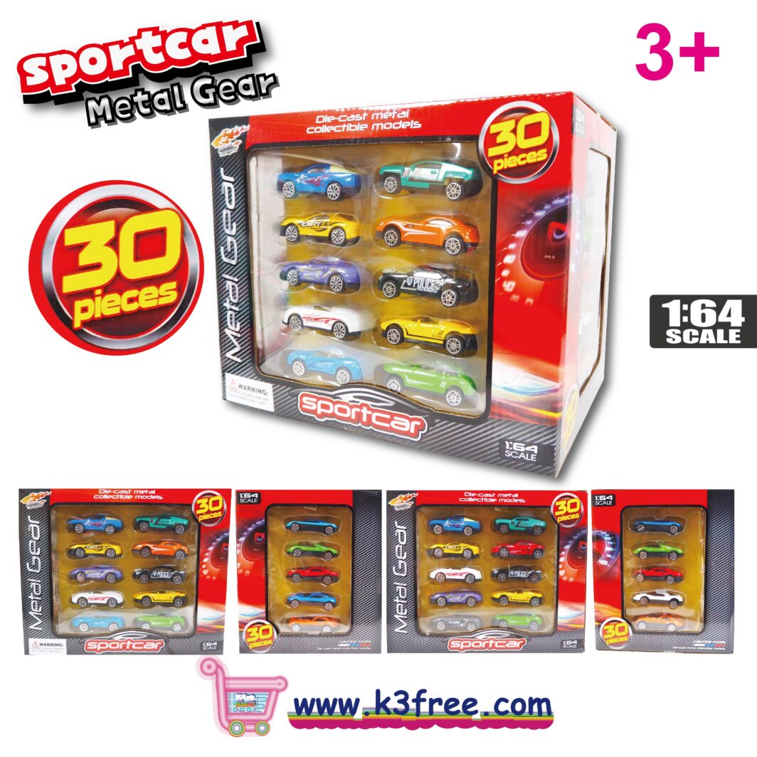 1:64 跑車收藏模型車套裝 30件 1:64 Sportcar Die-cast collectible models 30pcs