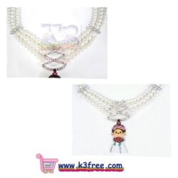 The bestsellers 18 Atelier Monchhichi Swarovski wedding dress style necklace - Girl