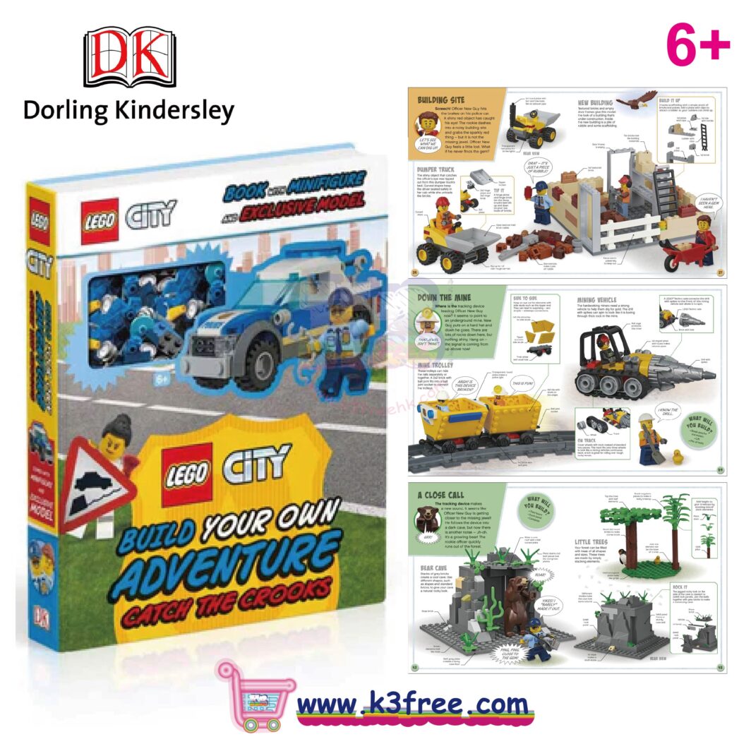 LEGO City Build Your Own Adventure Catch the Crooks with minifigure and exclusive model