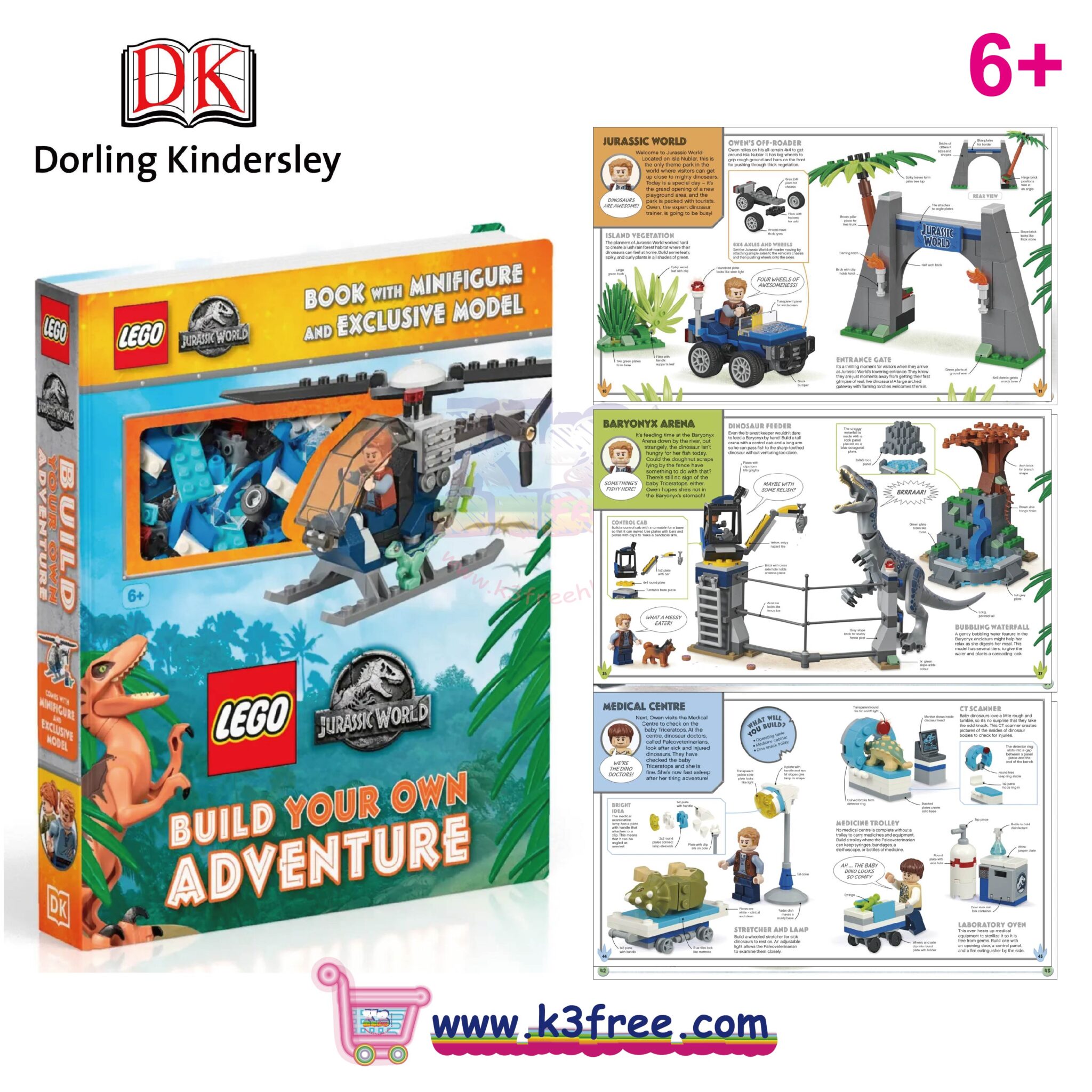 LEGO City Build Your Own Adventure Catch the Crooks with minifigure and exclusive model (複製) 1 LEGO Jurassic World Build Your Own Adventure with minifigure and exclusive mode