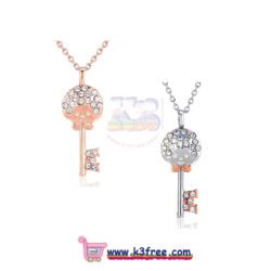 Atelier x Monchhichi LockLove Key necklace (Rose gold / Silver color)