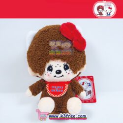 Monchhichi x Hello Kitty 公仔 18cm Monchhichi x Hello Kitty Pluch 18cm