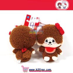 Monchhichi x Hello Kitty 掛飾 12cm Monchhichi x Hello Kitty Keychain 12cm