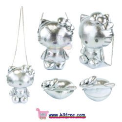 日本限定Sanrio Hello Kitty 金屬銀色斜孭袋 手機袋 Japan Sanrio Hello Kitty Metallic Silver Shoulder Bag