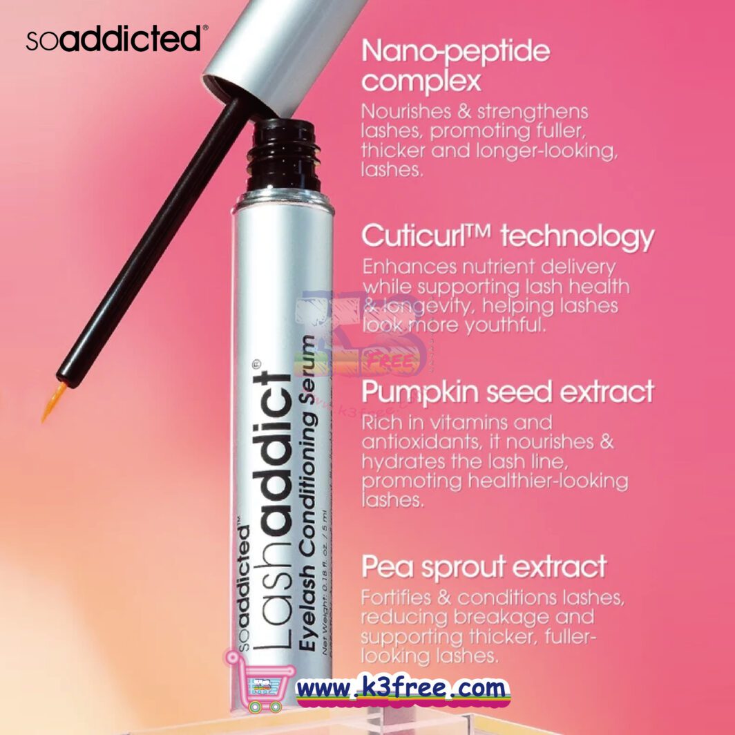 美國製造 Soaddicted Lashaddict 睫毛調理精華液 5ml USA Soaddicted Lashaddict Eyelash Conditioning Serum 5 ml