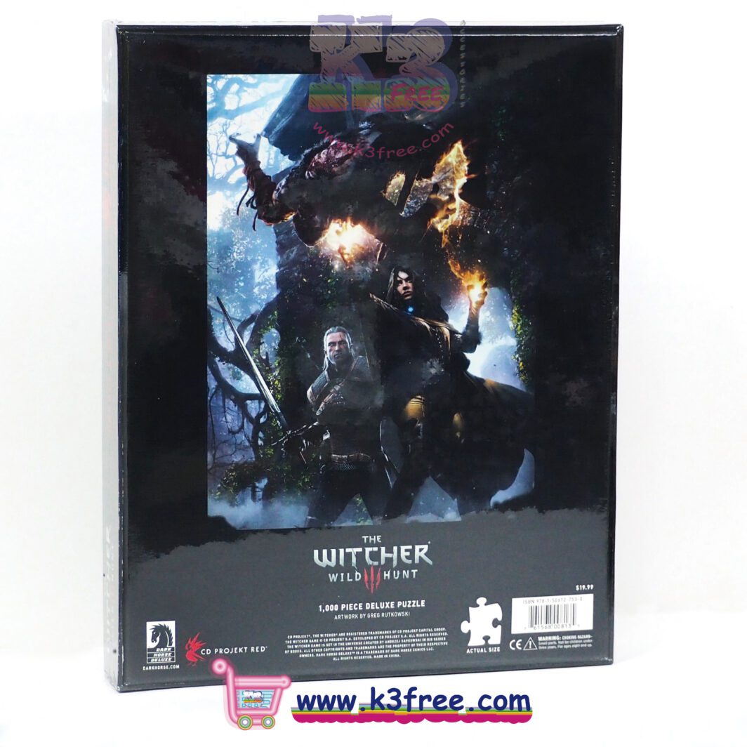 獵魔士 巫師 狂獵 1000砌圖 豪華版 The Witcher Wild Hunt 1000 Pieces Deluxe Puzzle