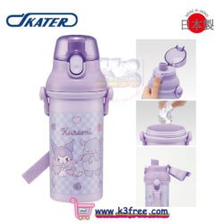 日本製 Skater 直飲水樽 480ml - Sanrio Kuromi Skater Direct Drink 480ML - Sanrio Kuromi