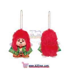 Monchhichi x Kabuki 歌舞伎吉祥物-連獅子小獅子精靈 公仔掛飾 Monchhichi x Kabuki Mascot Renjishi Lion Cub Spirit Plush keychain