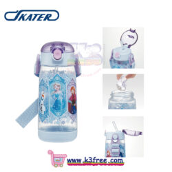 Skater 矽膠吸管水樽 480ml - 冰雪奇緣 Skater Direct Drink with straw 480ML - Frozen