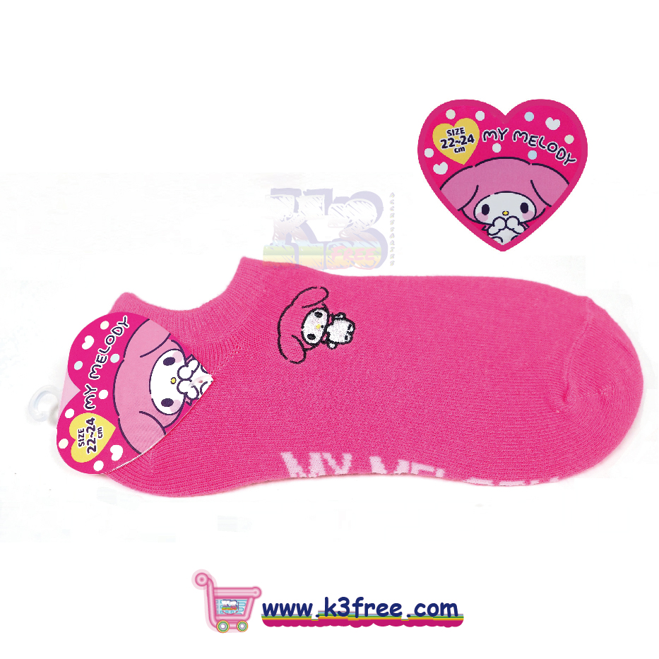 Sanrio My Melody Sock - Pink 1 Sanrio My Melody 襪子 - 粉紅 Sanrio My Melody Sock - Pink