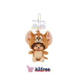 Tom and Jerry x Monchhichi SS號 公仔掛飾 12.5cm Tom and Jerry x Monchhichi Big Face SS size Plush Keychain 12.5cm 