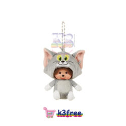 Tom and Jerry x Monchhichi 大頭 大臉 SS號 公仔掛飾 13cm Tom and Jerry x Monchhichi Big Face SS size Plush Keychain 13cm