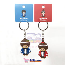 Monchhichi 吉祥物節慶男孩/女孩公仔匙扣 Monchhichi Figure Mascot Festival Boy / Girl Plush Keychain