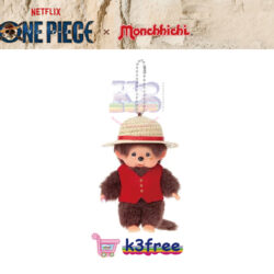 NETFLIX ONE PIECE S2 x Monchhichi 路飛 Monchhichi 公仔匙扣 NETFLIX ONE PIECE S2 x Monchhichi Luffy Monchhichi Plush Keychain